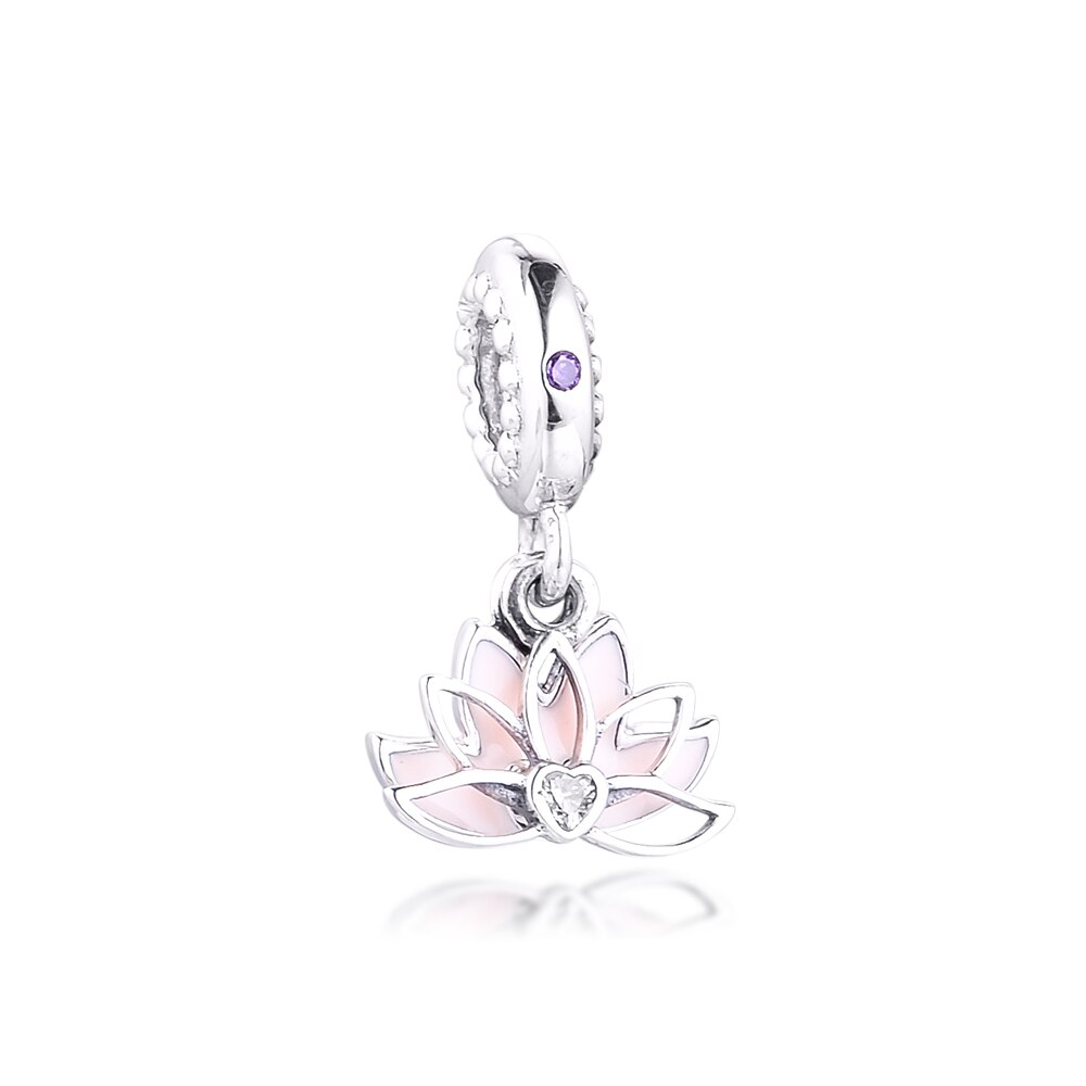 Perline 925 Sterling Silver New York Mette In Evidenza Ciondola il Fascino Misura Pendenti E Ciondoli Bracciali Gioielli FAI DA TE per Le Donne Degli Uomini del Regalo 02775: Lotus