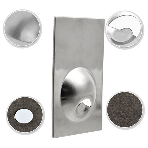 Refrigerator Fridge Strong Magnet Stainless Steel Easy Beer Bottle Opener