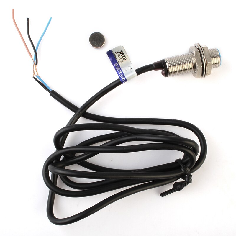 M12 Hall Magnetic Switch Proximity Sensor NJK-5002C Magnet Induction Switch Three-line NPN Normally Open