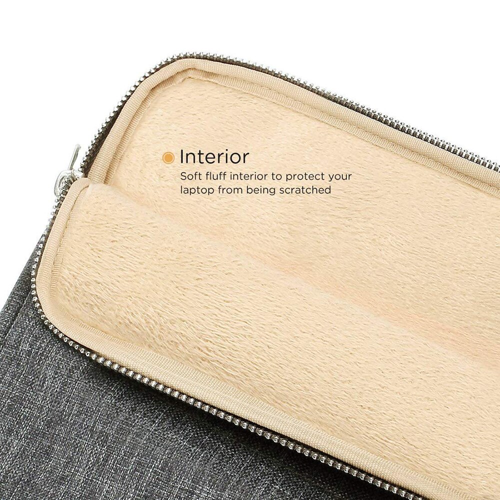 DOMISO , bolso para portátil a prueba de golpes para Macbook Air, funda para ordenador portátil de 10 "11" 13 "14" 15,6 "con cremallera, funda para ordenador portátil