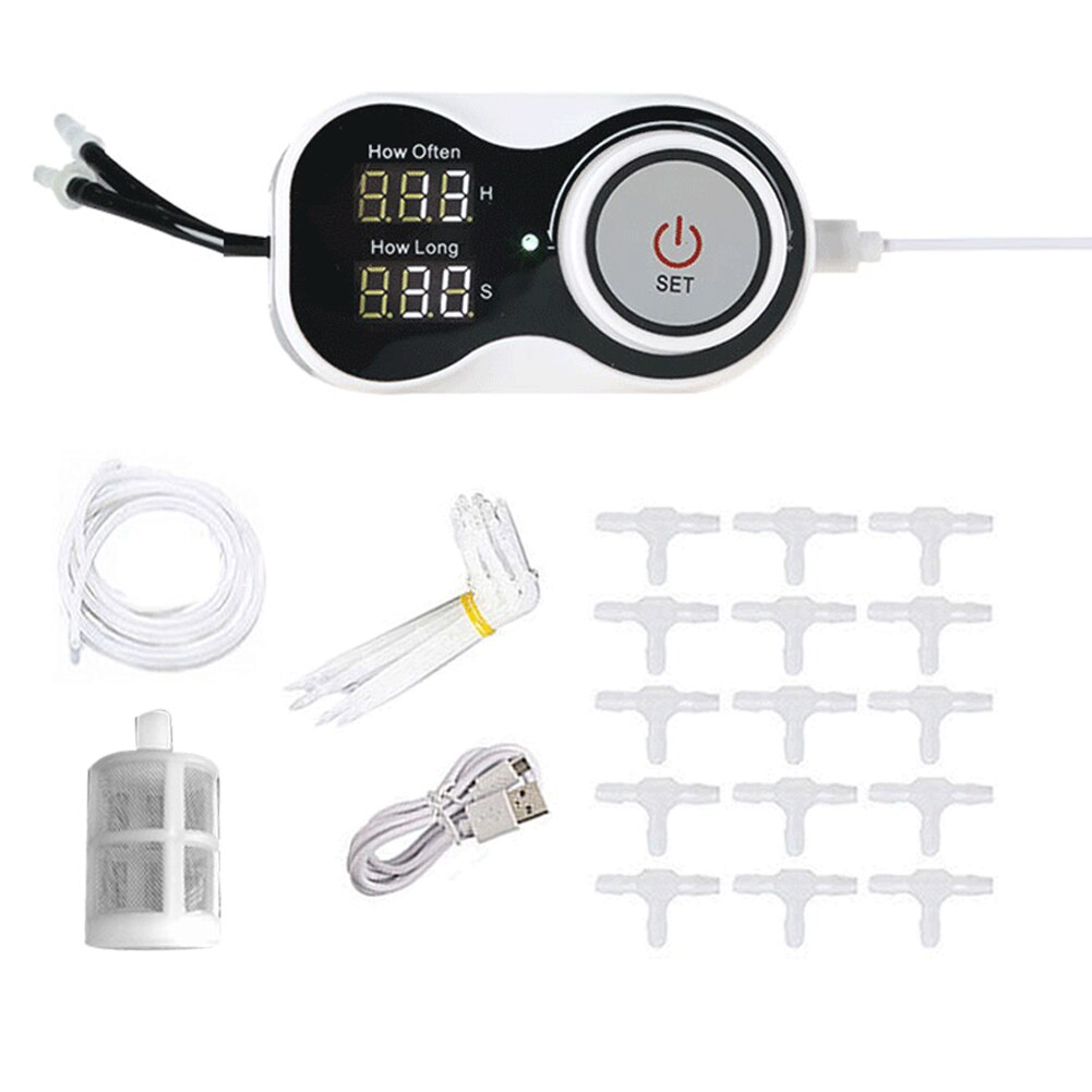 Intelligent Water Irrigation Controller Automatic Flower Watering Device for Balcony Office Garden Irrigation Water Sprayer: Type 3