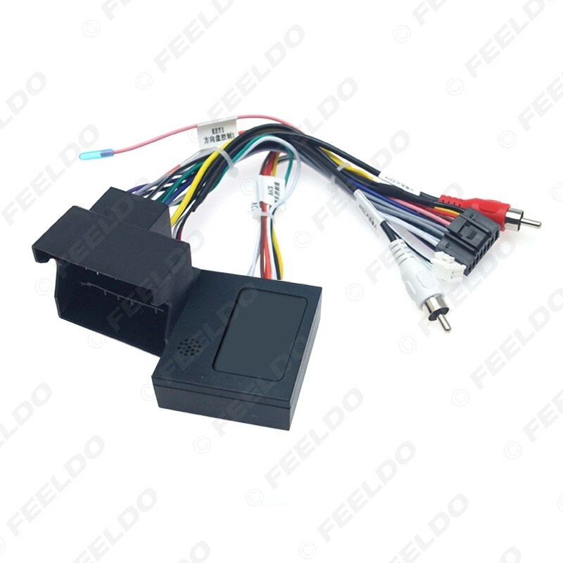 FEELDO Car Stereo Audio 16PIN Android Power Cable Adapter With Canbus