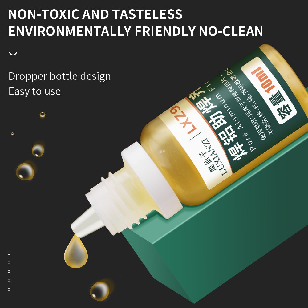 LUXIANZI 50ml Stainless Steel Solder Flux For Copper Battery Iron Solders Welding Repair Tool Durable Liquid Soldering Water