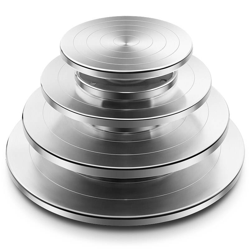 11-30CM Pottery Wheel Rotating Turntable DIY Clay Tools Double-Sided Pottery Turntable Aluminum Art Crafts Ceramics Rotary Plate