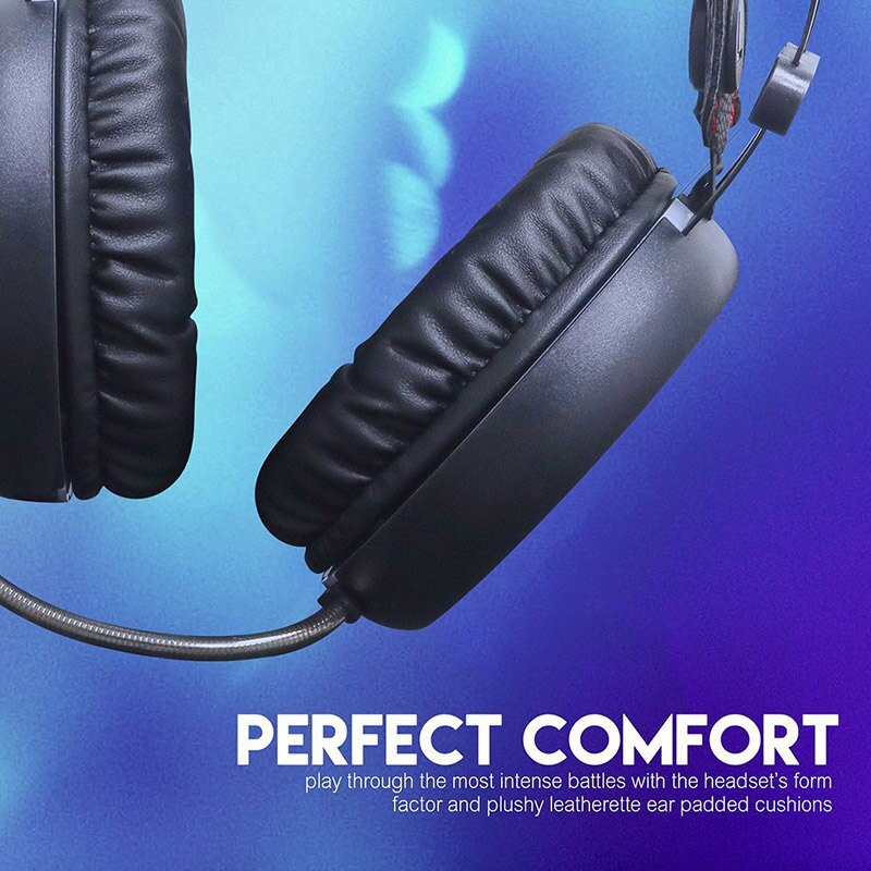 Kopfhörer ohrhörer headset rgb-licht kabelgebunden usb weich einstellbar zum spielen von spiel  nd998