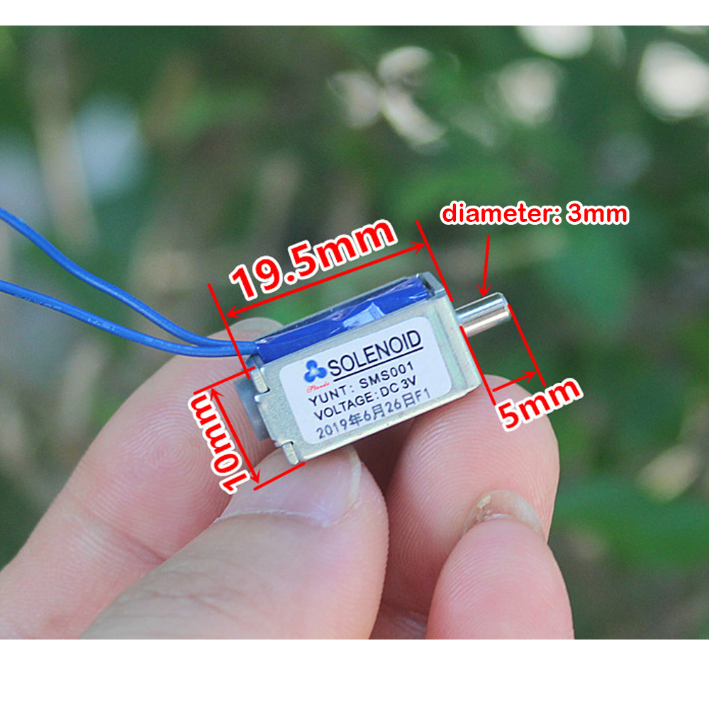 N/O Normal Open Solenoid Valve Air Valve DC 3V Mini Electric Gas Control Exhaust Valve Normally Open Air Release Valve