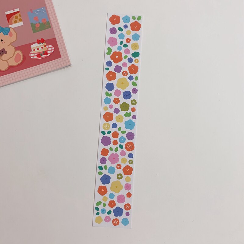 Pegatinas de cinta coloridas y creativas, bricolaje, álbum de recortes, diario, feliz plan, para teléfono móvil, pegatinas decorativas: B 1sheet 1bag