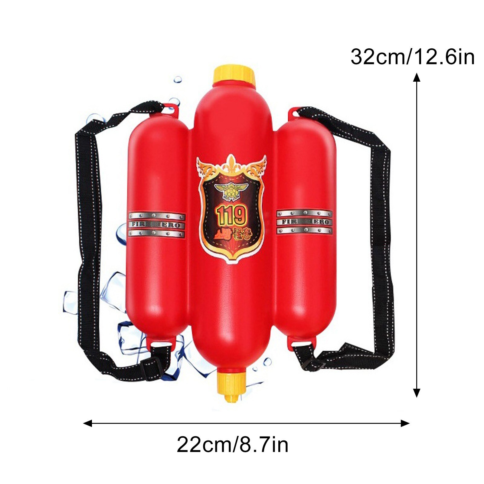 Kinderen Familie Water Guns Games Speelgoed Brandweerman Rugzak Water Shooter-Blaster Waterpistolen Strand Speelgoed Kids Zomer Outdoor Speelgoed #5