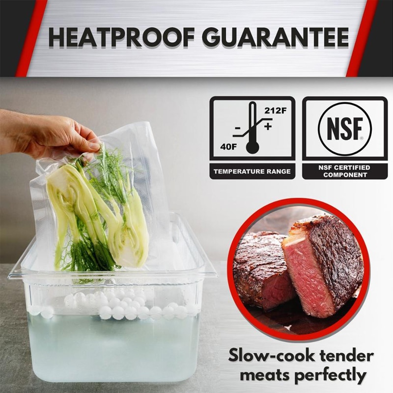 Sous Vide Container with Lid for Circulator Sous Vide Culinary Cooker 11L Capacity