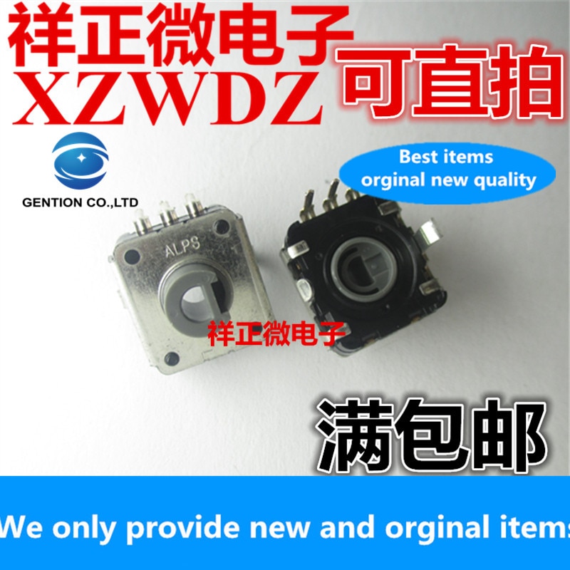 10pcs 100% orginal real stock encoder switch EC12 through shaft type 12-bit pulse EC12E1220301 Degen 1103
