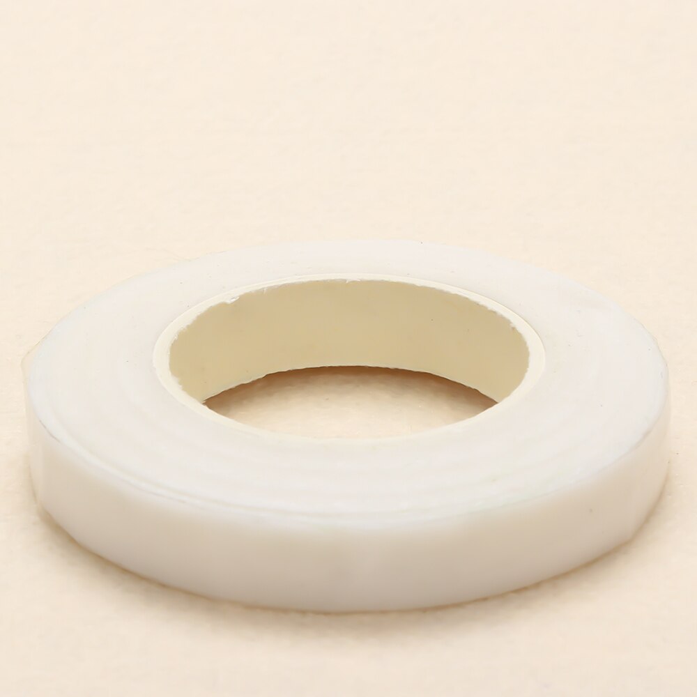 Valentijnsdag 30Yard 12Mm Zelfklevend Papier Tape Bloemen Stem Voor Garland Kransen Diy Ambachtelijke Kunstmatige zijde Bloem Decoratieve: White