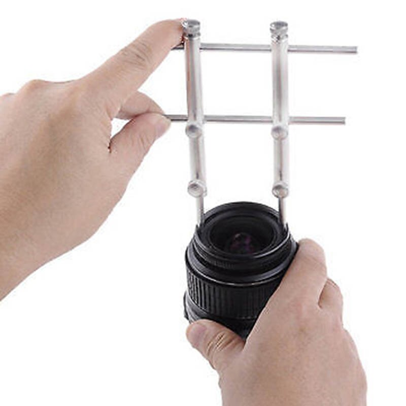 Clé à molette pour objectif de caméra pliable 3 embouts outil de réparation ouvert à ouverture plate pour Nikon Canon Sony pentax dissolvant d'objectif