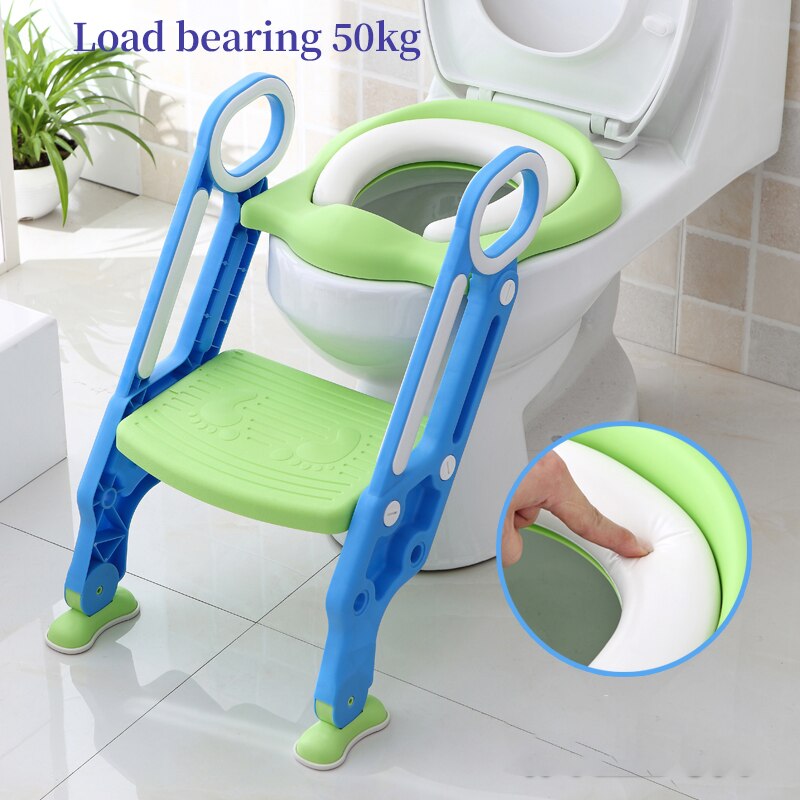 Kinderpotje opvouwbaar toilet stoeltje opstapje kinderpotje kindertoiletten met verstelbare ladder kinderpotje