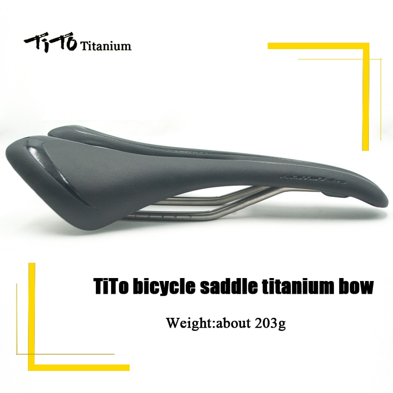 Tito fietszadel titanium boog race/mtb mountainbike fietszadel zadelkussen fietsaccessoires