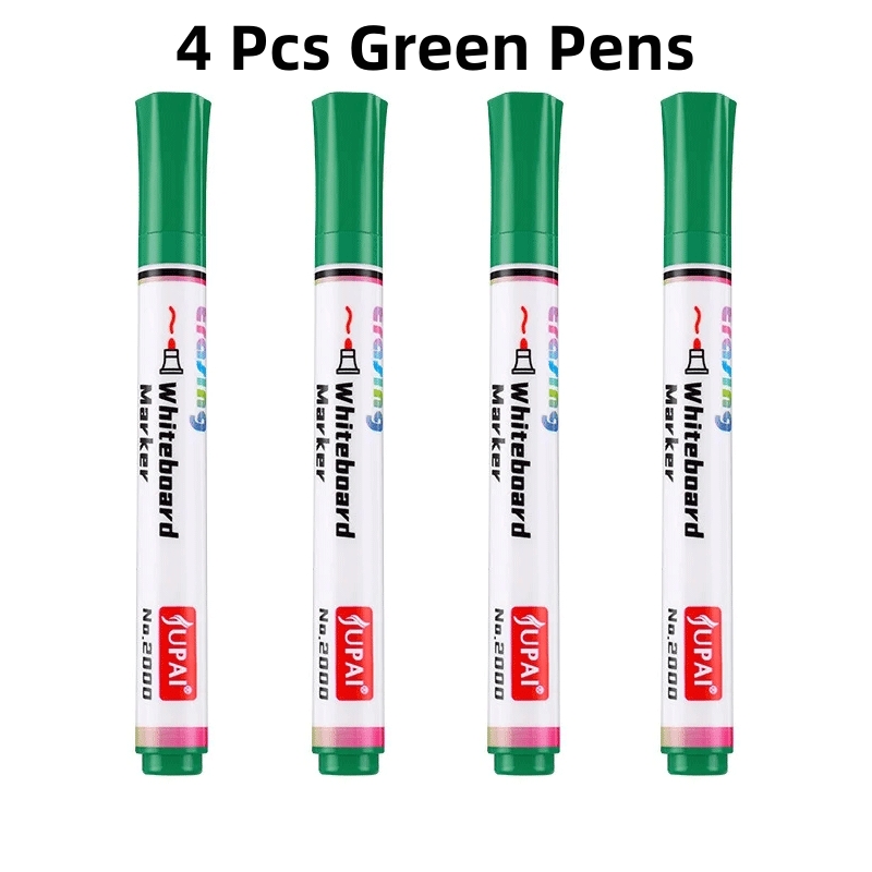 4 stks/set Uitwisbare Magnetische Whiteboard Marker Pen Schoolbord Marker Krijt Glas Keramiek Kantoor School Art Marker Briefpapier: Bordeaux