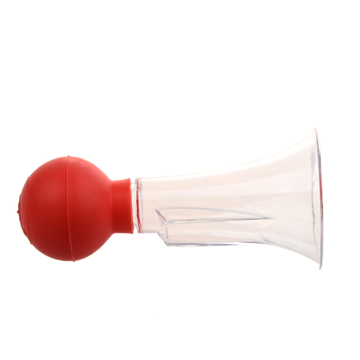 Rubber Manual Squeezing Suction Milk Breast Pump-Red