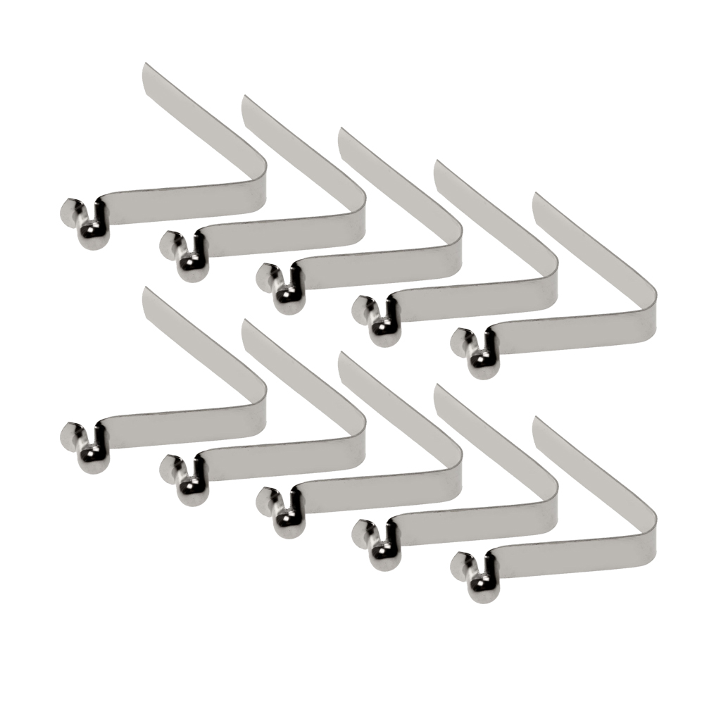 10 Pcs Metal Tent Pole Kayak Paddle Push Button Spring Snap Clip Locking Tube Pin for Telescoping Tubing