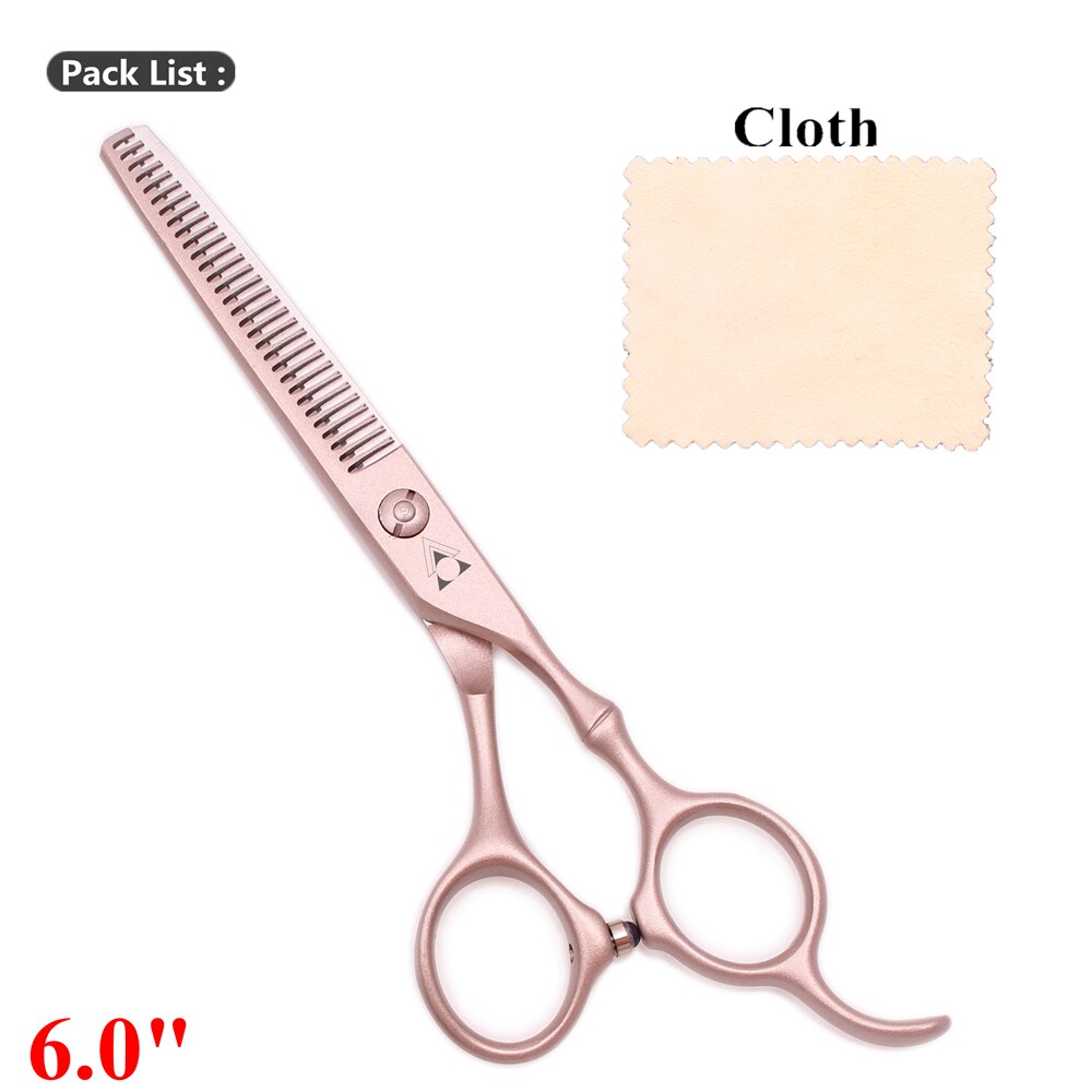 Tijeras profesionales de acero japonés para peluquería, Set de corte de cabello de , 6 440C, 5,5: 9030 jin ya 6.0