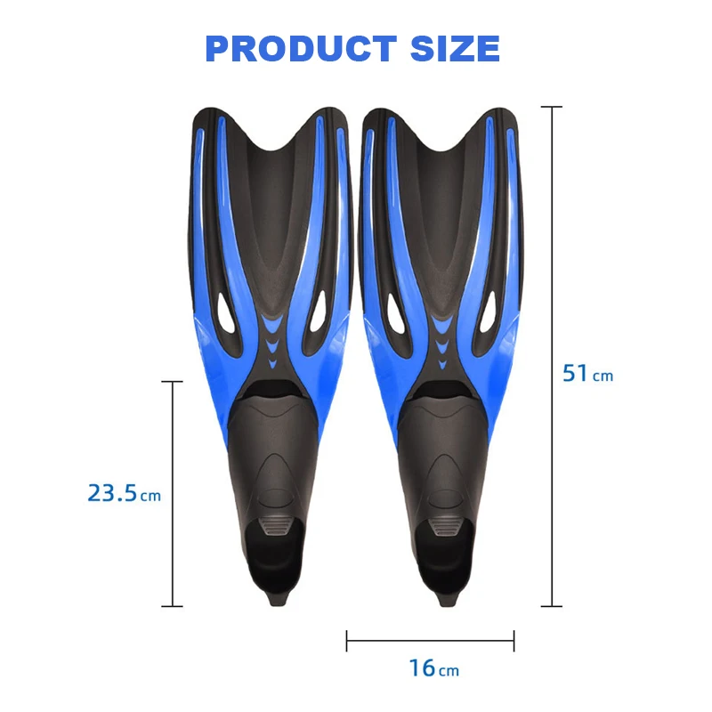 Adult Flexible Comfort TPR Non-Slip Swimming Diving Fins Rubber Snorkeling Swim Flippers Water Sports Beach Shoes