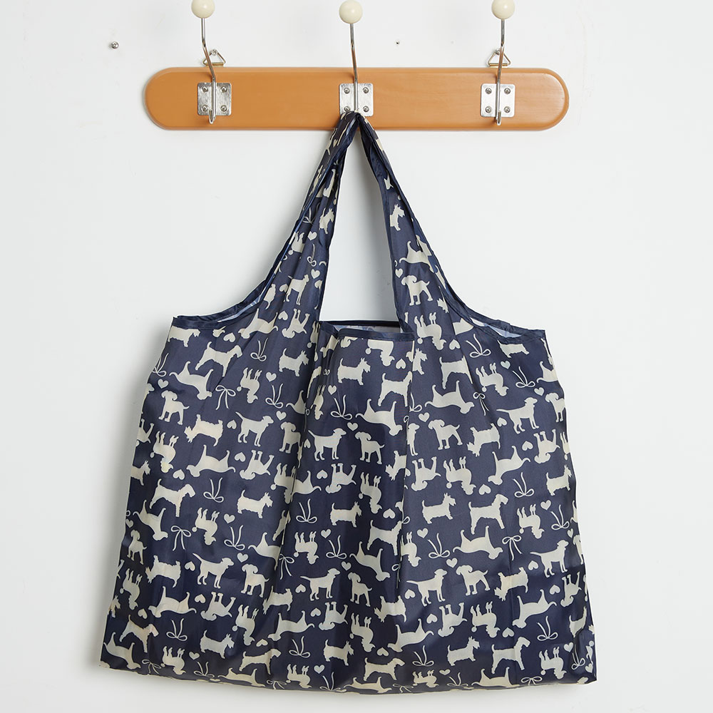 Reusable-Shopping Bag-Grocery Bag-Handbag Foldable Shoulder Bag Large 50 Pounds Travel Storage Bag