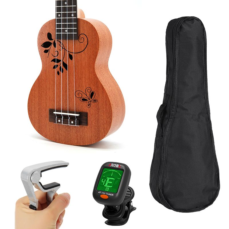 21 inch 15 Frets Soprano Ukulele Concert Tenor Uke 4 Strings Ukelele Mini Guitarra Hawaiian Guitar Acoustic Musical Instruments: D3