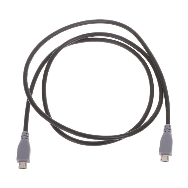 Micro USB Type B Male To Micro B Male 5 Pin Converter OTG Adapter Lead Data Cable: 100cm