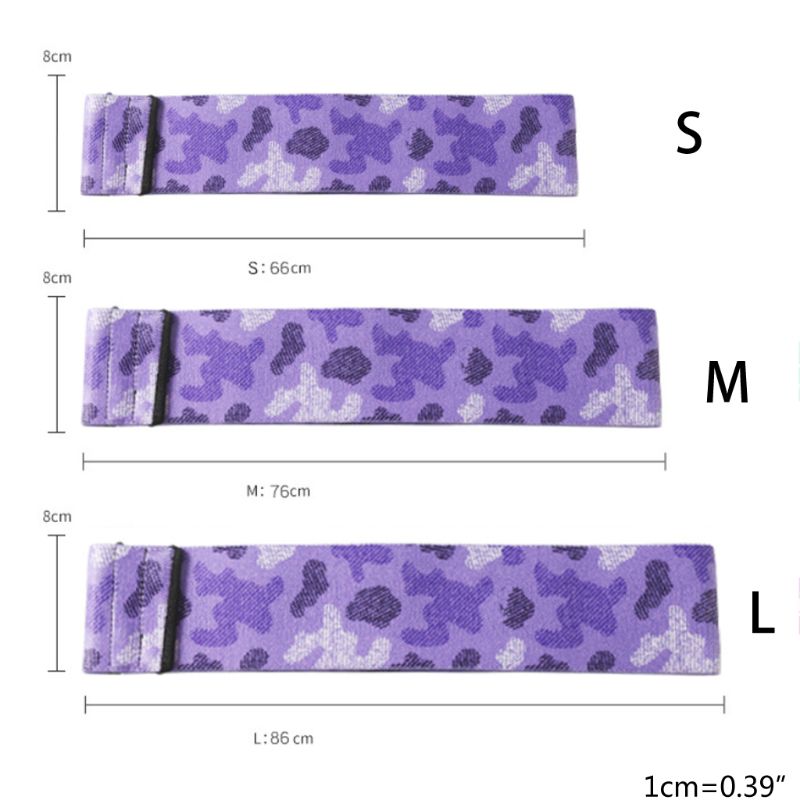 Stirata di esercitazione ciclo continuo Camo Antiscivolo Elastici A Resistenza Pilates Gambe Formazione anca G99D