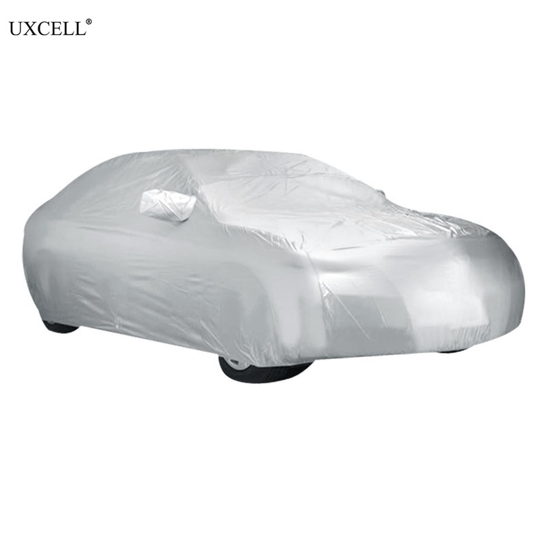 Uxcell 190T Universal Car Covers Outdoor Sun Protection Dust Rain Snow Protective Cover For SUV Sedan Truck