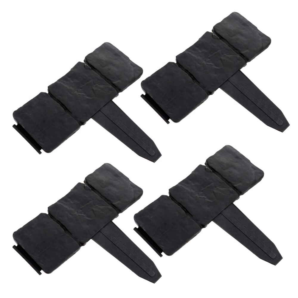 15pcs Cobblestone Garden Edging Border Fence Lawn Border Landscape Fence