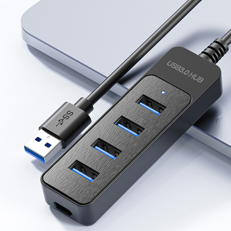 USB 3.0 HUB 4 Ports Multi USB 2.0 Splitter Hub USB Type C Power Adapter Multiple Expander Dock For Laptops Computer Accessories
