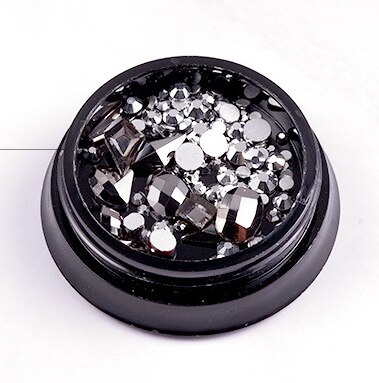 nouveauté Nail art Non fix ongles Strass cristal swarovski verre perles en vrac Strass pour ongles décorations: XY110