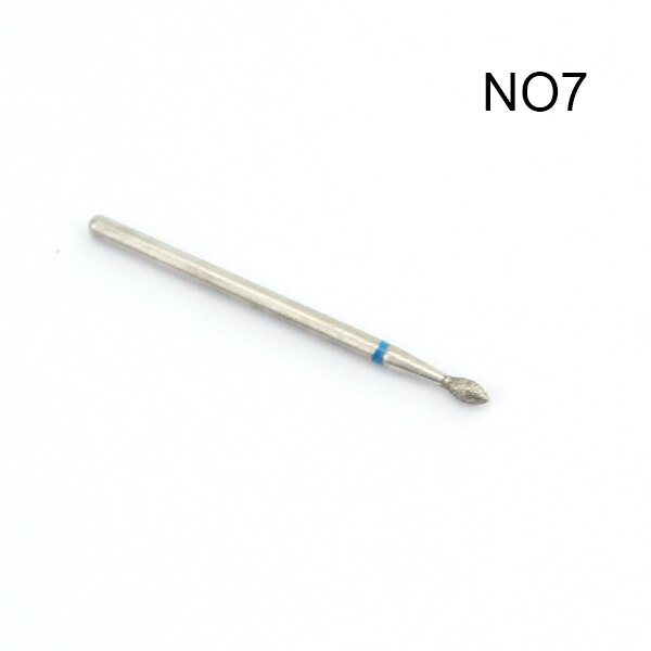 1pcs Milling Cutter Diamond Nail Drill Rotary Bits Milling Cutter For Manicure Burr Cuticle Clean Drill Bit Electric Cutter: NO7