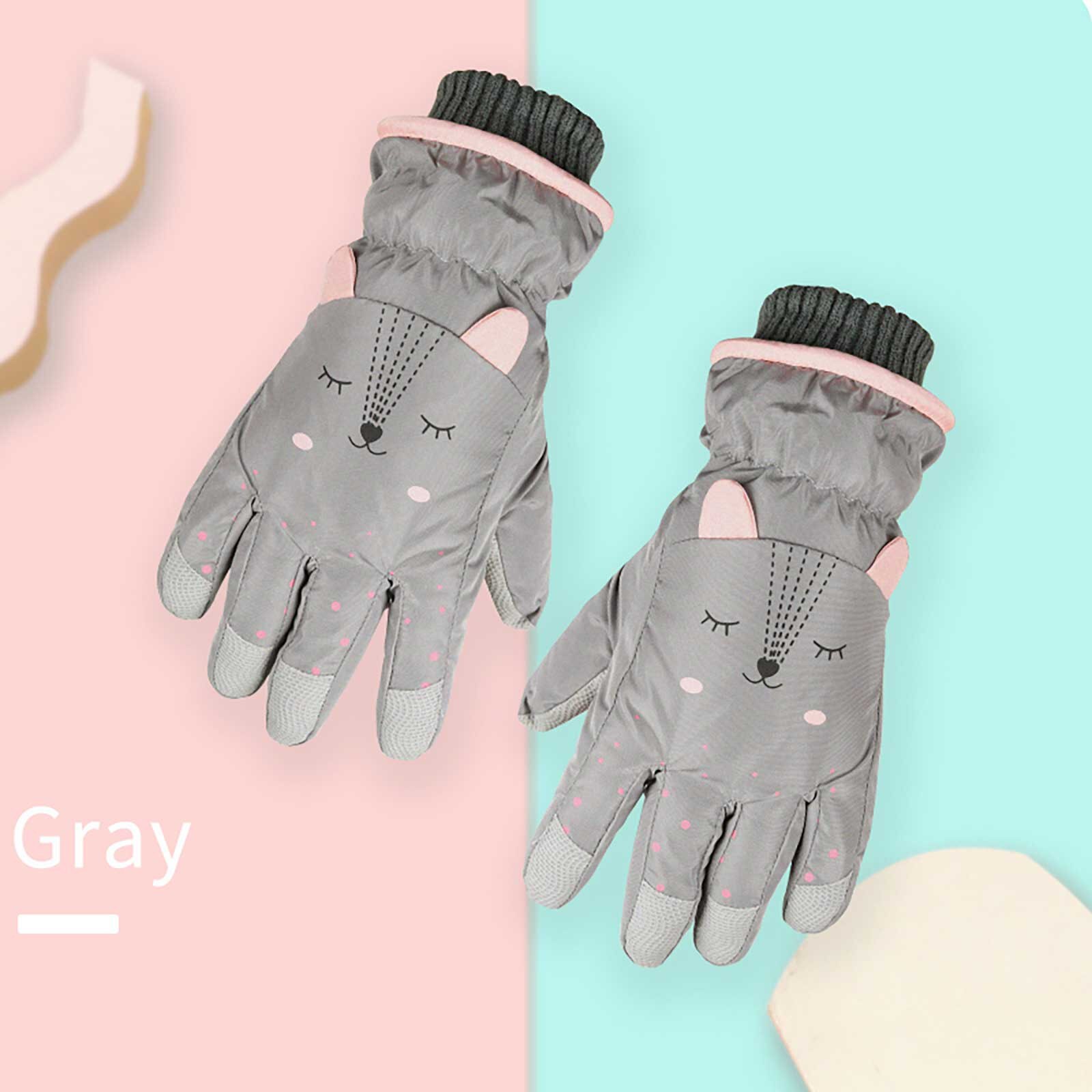 heißesten Junge Mädchen Winter Handschuhe für Kinder Jungen Mädchen Schnee Winddicht Handschuhe Outdoor Sport Skifahren