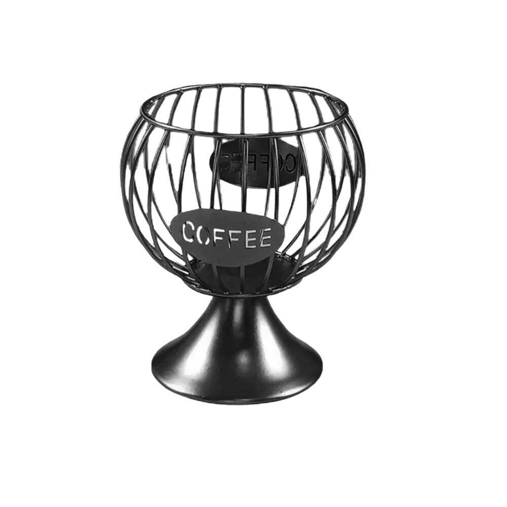 Coffee Pod Holder For Dolce Gusto Nespresso Lavazza Capsule Display Capsule Rack Matel Tower Stand Storage Shelves Nice: Small Black