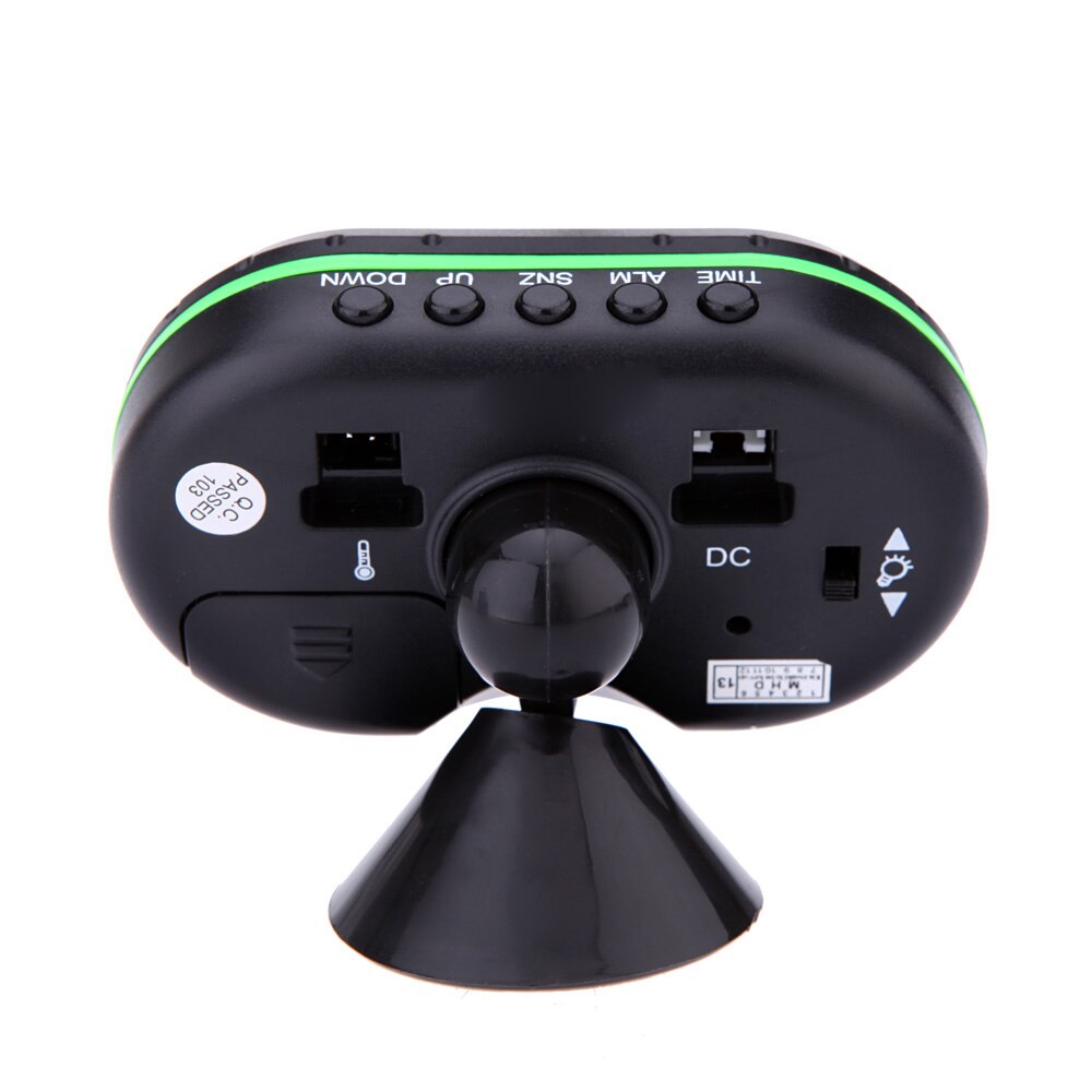 Digital Auto Car Thermometer Voltmeter Voltage Meter Noctilucous Clock Freeze Alert Batteries Car Mutifunction Instrument