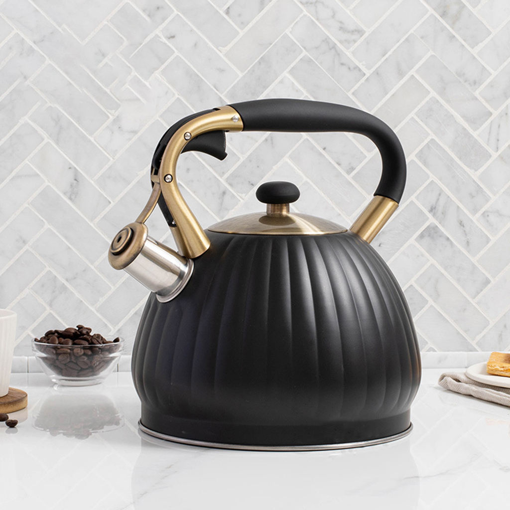 Rvs Waterkoker Voor Thee Koffie Melk Etc Alle Fornuis Top/Inductie Gas Elektrische Toepassing 3.5L