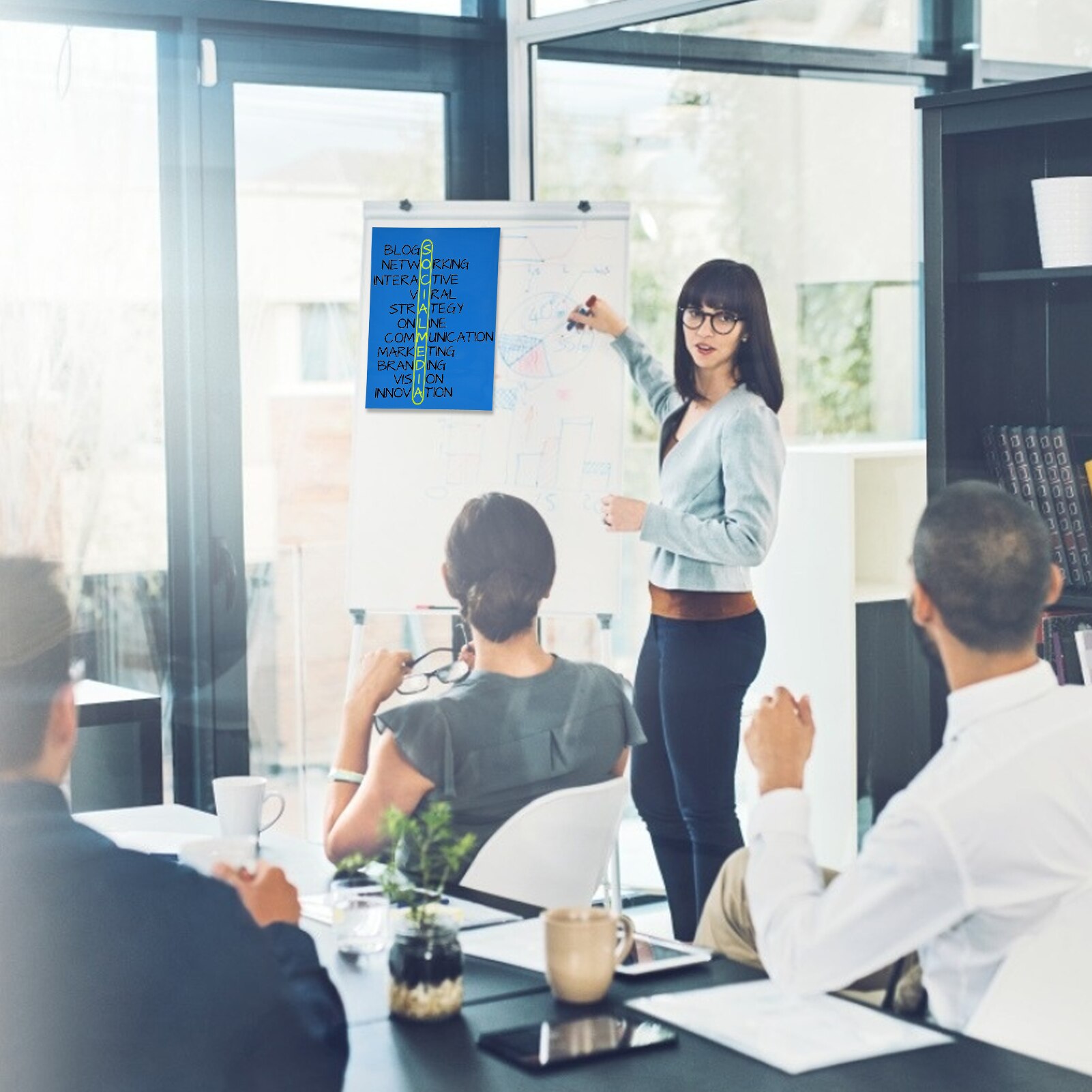 Feuille magnétique de couleur A4, tableau blanc effaçable à sec, facile à nettoyer, pour la maison, le bureau, le Restaurant, le café, 11.7x8.3 pouces