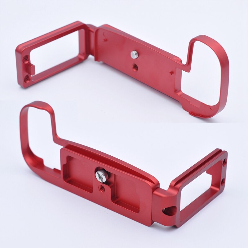 Soporte de placa L de liberación rápida soporte de trípode de mano para cámara Canon EOS RP Arca Swiss cabeza de trípode (rojo)