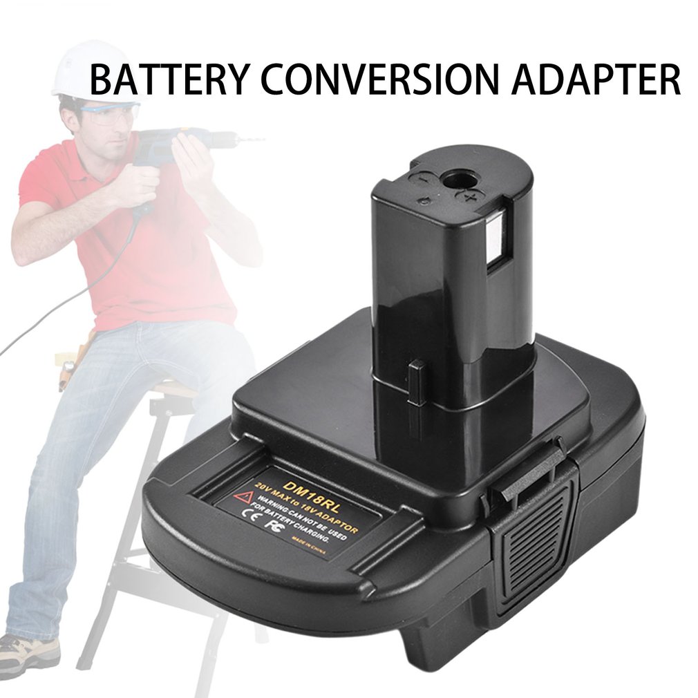Dm18Rl Battery Converter 18V Battery Adapter Battery Adapter For Dewalt Milwaukee Tool Battery Adapter