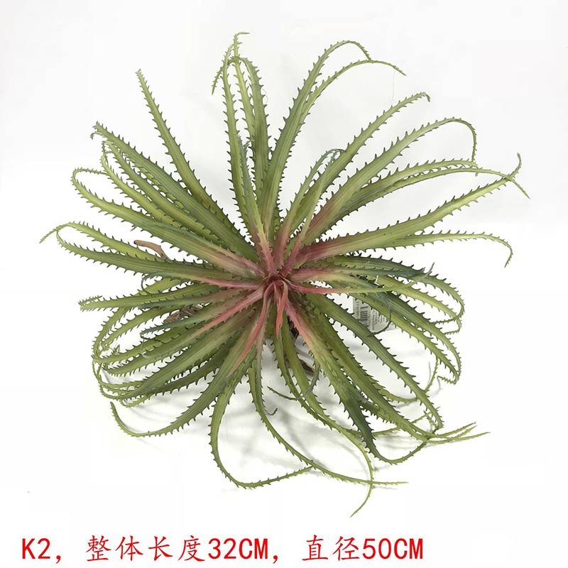 Large artificial air pineapple succulent plant tillandsia plastic green plant Pineapple leaf home shop wedding floral decor: K2