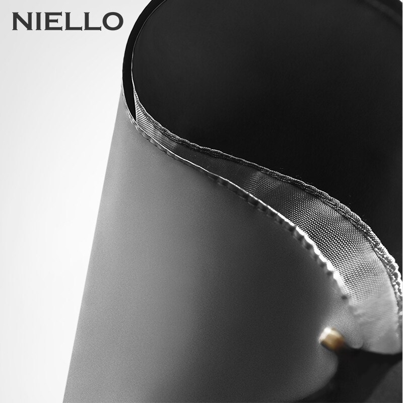 Niello Double Layer Small Black Umbrella with Thick Vinyl Umbrella Rain Women Outdoor Umbrella Parasol Umbrella