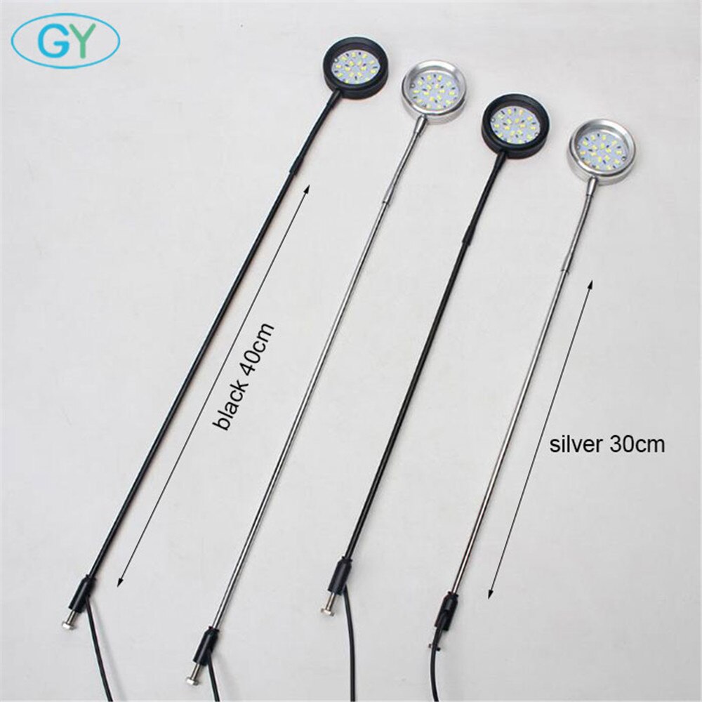 5W USB Gooseneck led plant landscape lights black silver LED Aquarium lighting 6000K Aquatic plant lights Eco-bottle lights