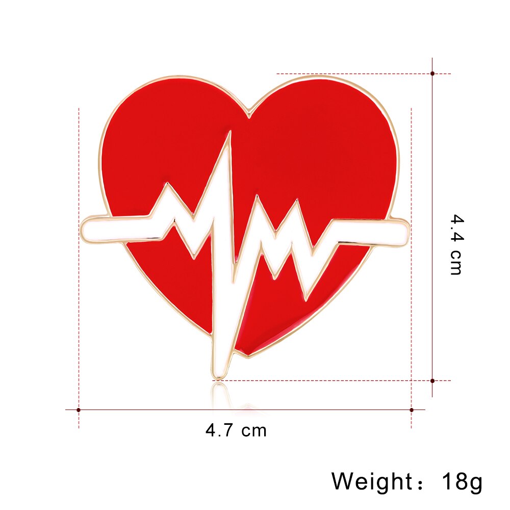 9 styl metalowa szpilka lekarz odznaka ekg stetoskop pogotowie anioł skrzydła pielęgniarka kapelusz krzyż kształt emaliowane broszki biżuteria medyczna prezent: 3