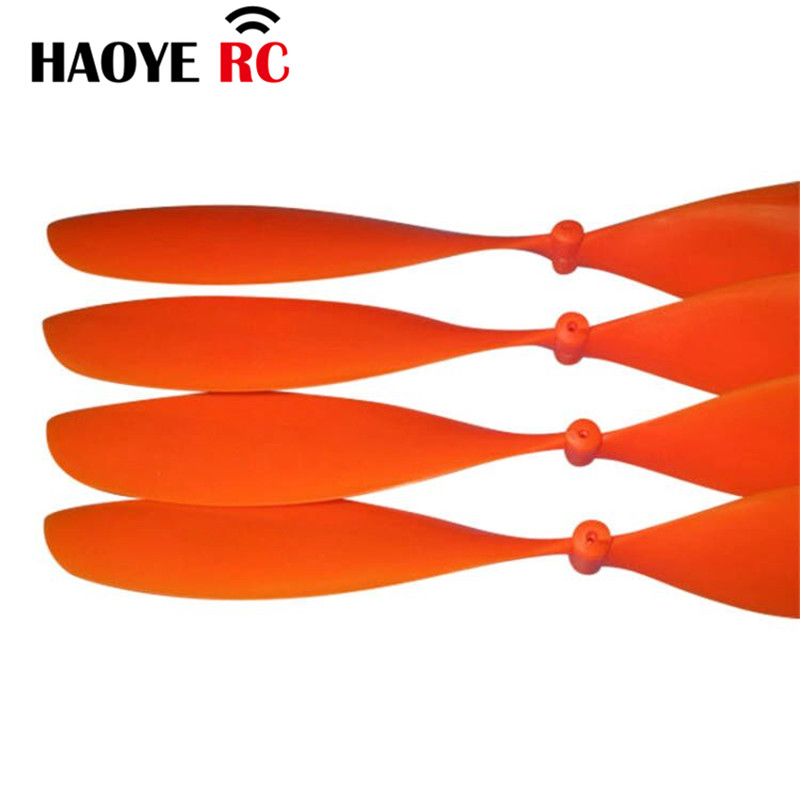 Haoye 10 Stuks Propeller 6-12 Inch Voor RC Rubberen Band Aangedreven Vliegtuigen Model Oranje/Zilvergrijs/zwarte Kleur Voor RC Model Vliegtuig