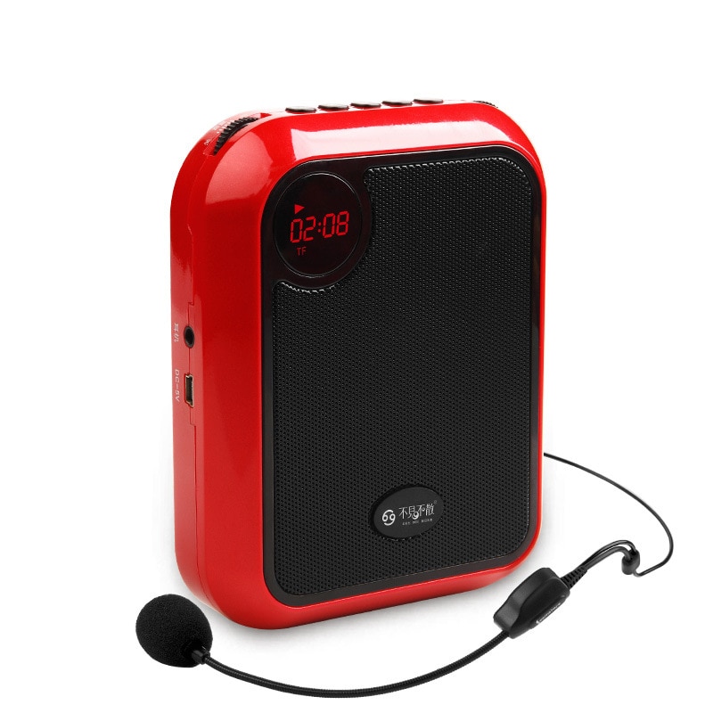 FULL-T200 Portable Amplifier Megaphone Booster With Wired Microphone Loudspeaker Portable Speaker 10W For Teacher Guider Train