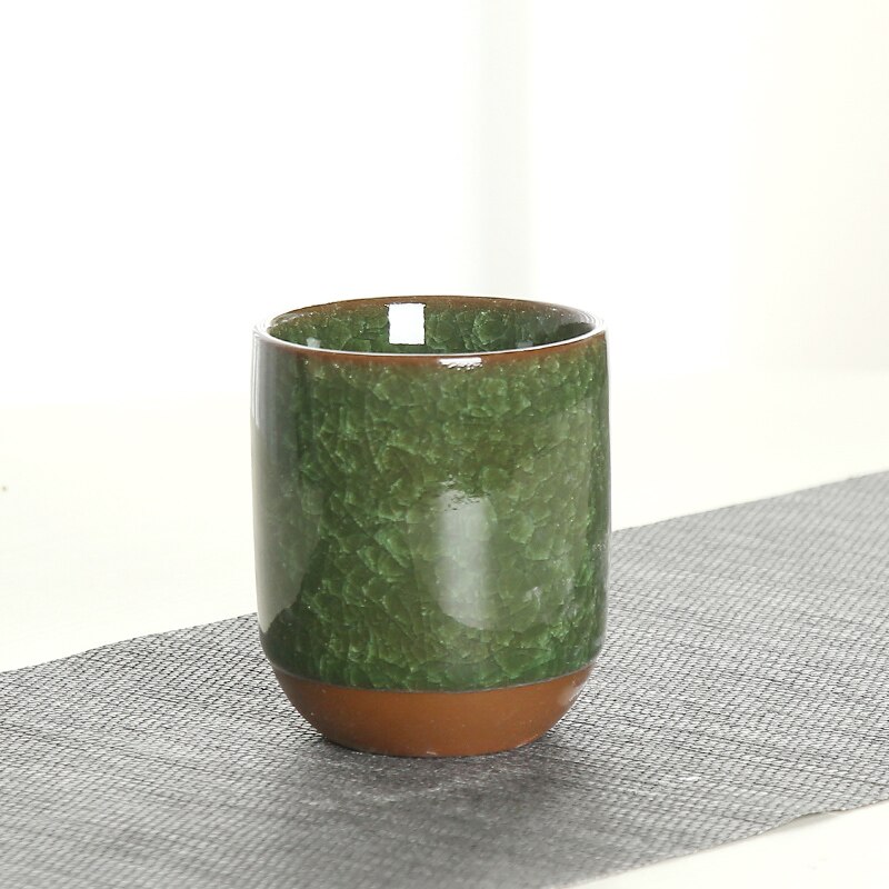 Chanshova 150ml traditionell kinesisk stil sprakande keramik tekopp teservis porslin små kaffekoppar mugg  h391: 2