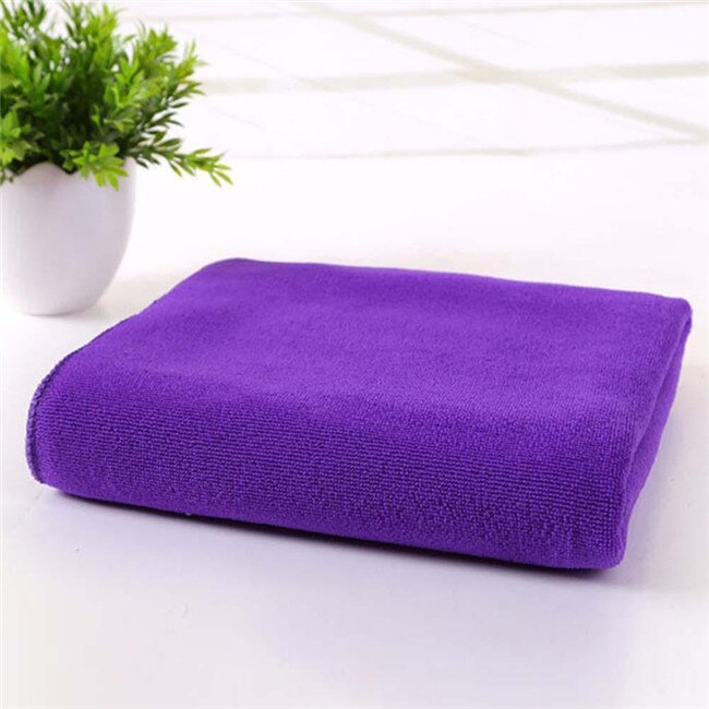 70cm*140cm ekstra store flerfarvet supersoft mikrofiber strandmikrofiber badehåndklæde sportshåndklæde gym hurtigtørrende vaskeklud: 7