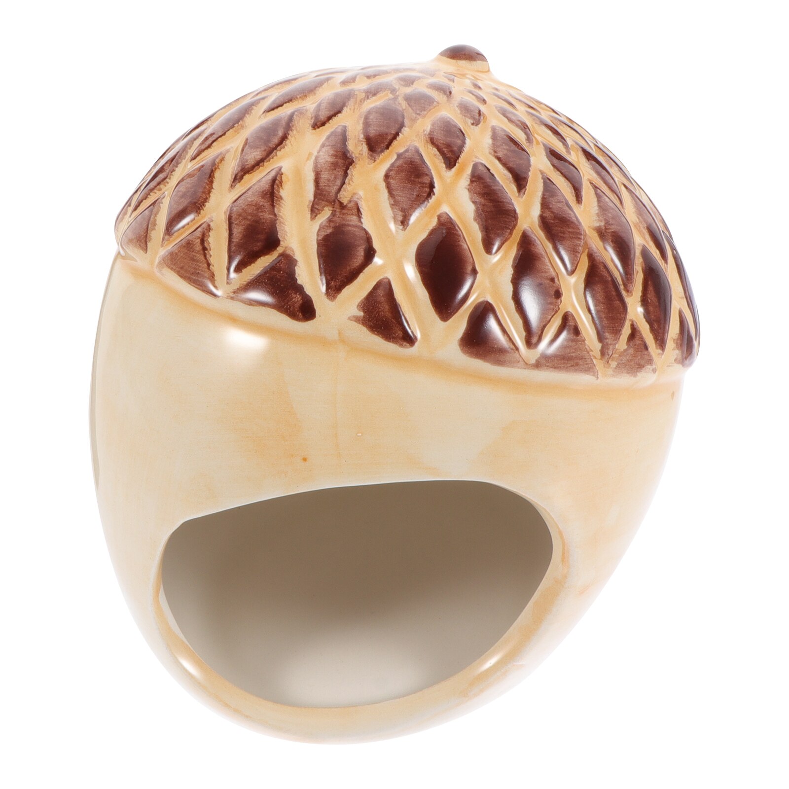 Moer Model Keramische Nest Hamster Chinchilla Zomer Slapen Bed Keramische Hamster Kooi: Brown