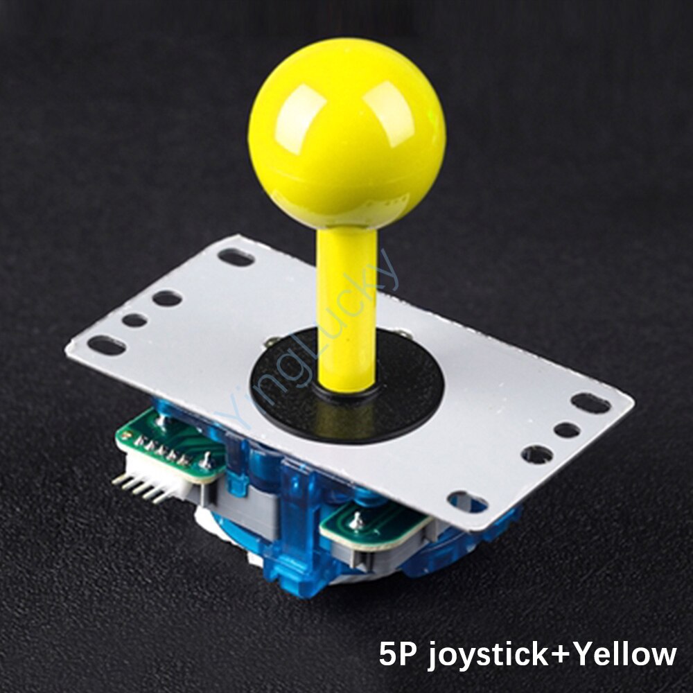 Arcade Joysticks Gamepad Arcade Stick Met 5-Pin, Sanwa Joystick, voor Pc Arcade Mame Video Game Consoles: green