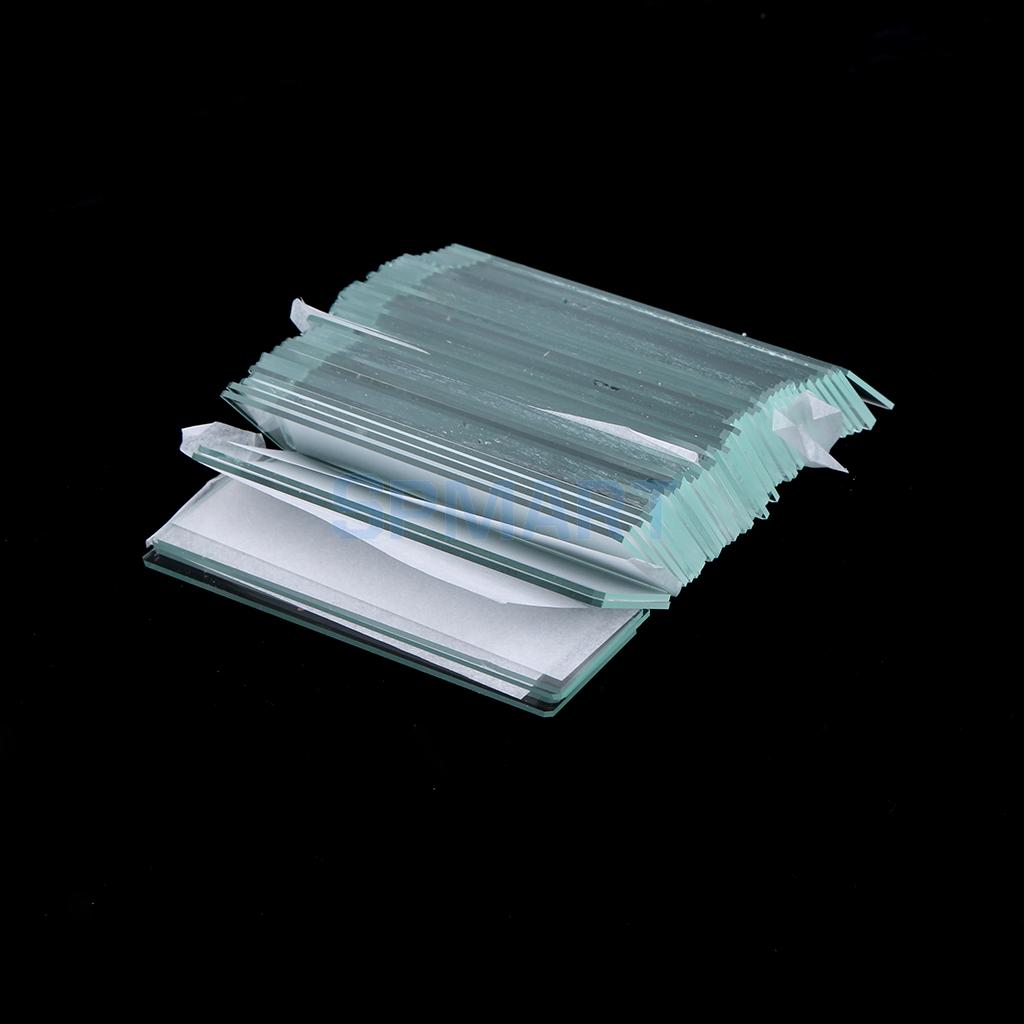 50 Stuks 75X25 Mm Microscoop Glasplaatje Micro Dekglaasjes Voor Biologie Experiment Levert Lab Ser